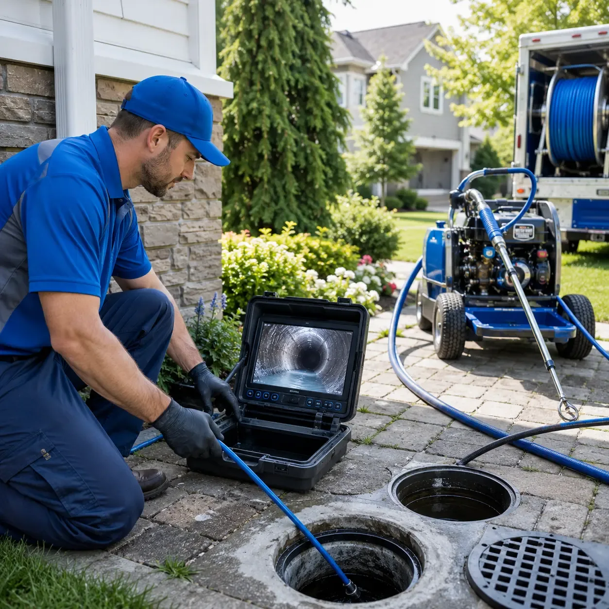 Outdoor drain cleaning professionals serving Grand Tower, IL